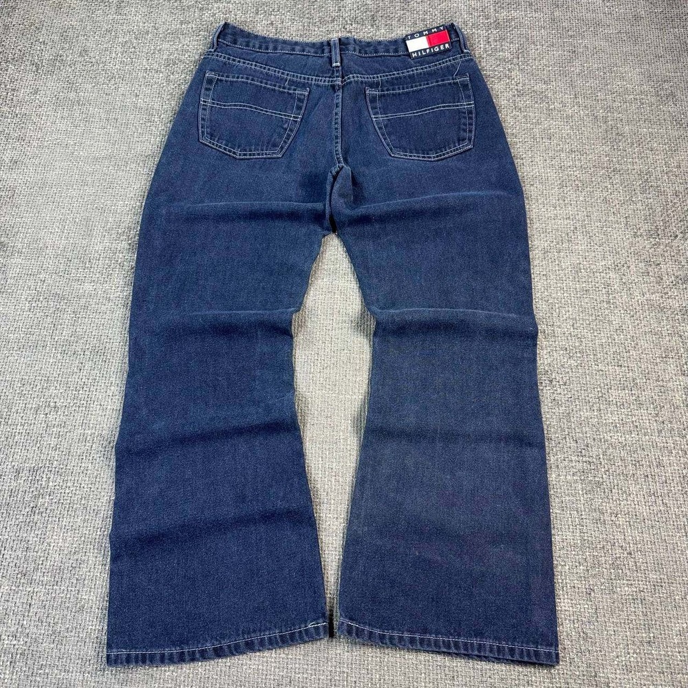Tommy Hilfiger Bootcut 90s Jeans Mens 32 Dark Wash Vintage Canada Made Denim